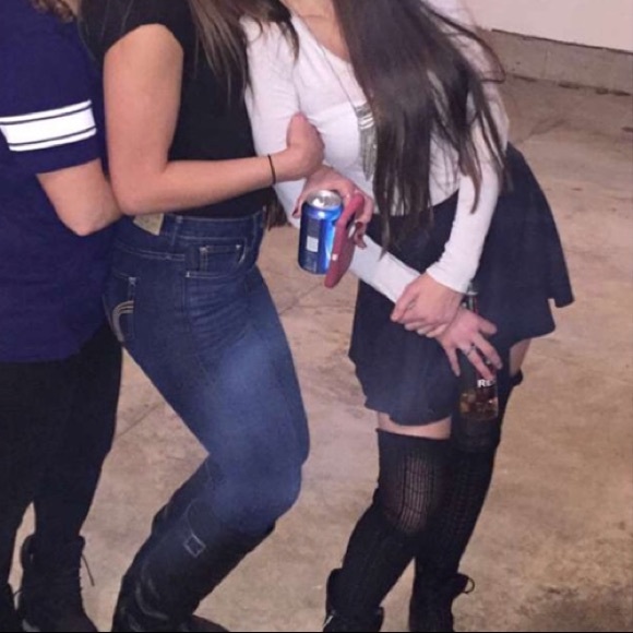 Black suede mini skirt - Picture 1 of 2